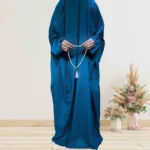 Namaz Chadar Arabic Style - Crystal Teal