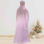 Namaz Chadar Arabic Style - Blush Pink - Image 2