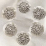 Sparkling Silver Brooch