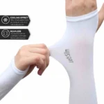 Imported Arm Sleeves White - Image 2