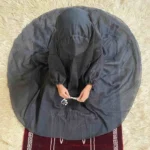 Kids Namaz Chadar With Sleeves (3 - 6 Years) - Midnight Black