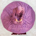 Namaz Chadar With Sleeves - Blushed Lavender - Image 4