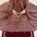 Kids Namaz Chadar (9-14 Years) -  Pretty Merlot - Image 2