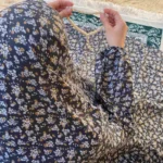 Kids Namaz Chadar (9-14 Years) - Midnight Petals - Image 2