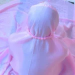 Namaz Chadar With Sleeves - Blush Pink - Image 3