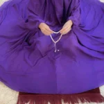 Namaz Chadar With Sleeves - Mystic Indigo