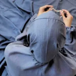 Namaz Chadar With Sleeves - Sterling Graphite - Image 3