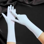 Hijab Gloves - White