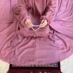 Namaz Chadar With Sleeves - Gentle Pink