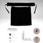 A luxury Imported Saudi niqab laid flat, displaying its elegant shape, color, and fine stitching. Modify.pk