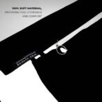 A luxury Imported Saudi niqab laid flat, displaying its elegant shape, color, and fine stitching. Modify.pk