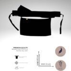 A luxury Imported Saudi niqab laid flat, displaying its elegant shape, color, and fine stitching. Modify.pk
