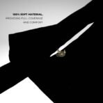 A luxury Imported Saudi niqab laid flat, displaying its elegant shape, color, and fine stitching. Modify.pk