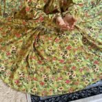 A woman using a Winter Namaz Chadar, performing namaz. Modify.pk